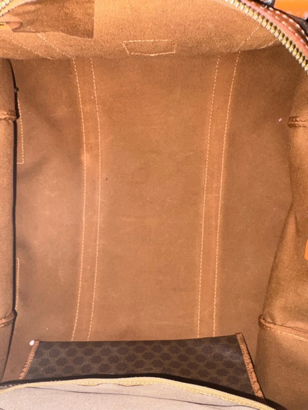 Authentic Celine Macadam Canvas Boston 45 Travel Bag - Picture 13 of 16